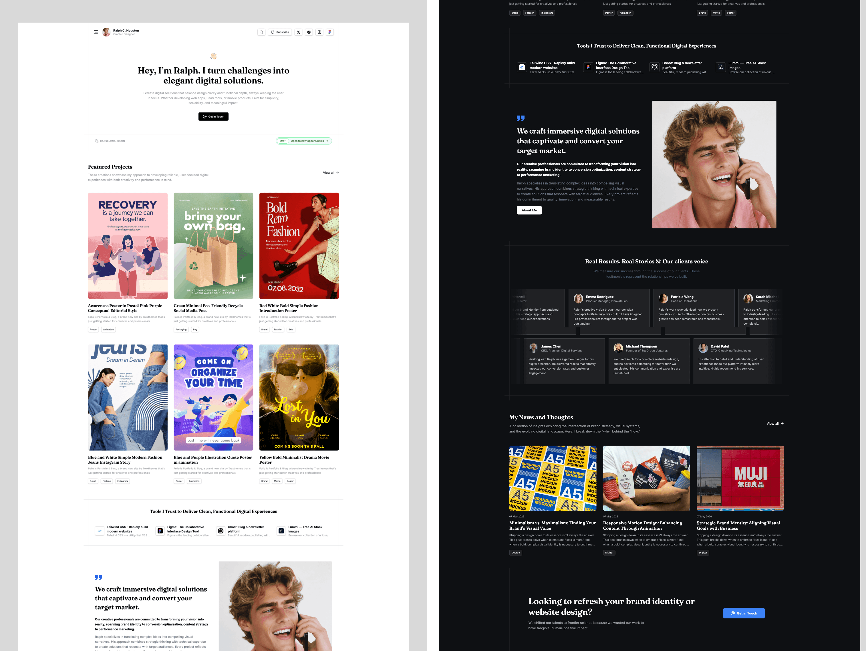 Folio - Portfolio Ghost Theme